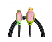 Cabo Carregador Malha de Aço 1,5m USB Micro USB V8